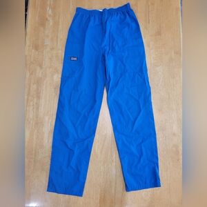 🔥 EUC Cherokee blue straight leg scrub pants